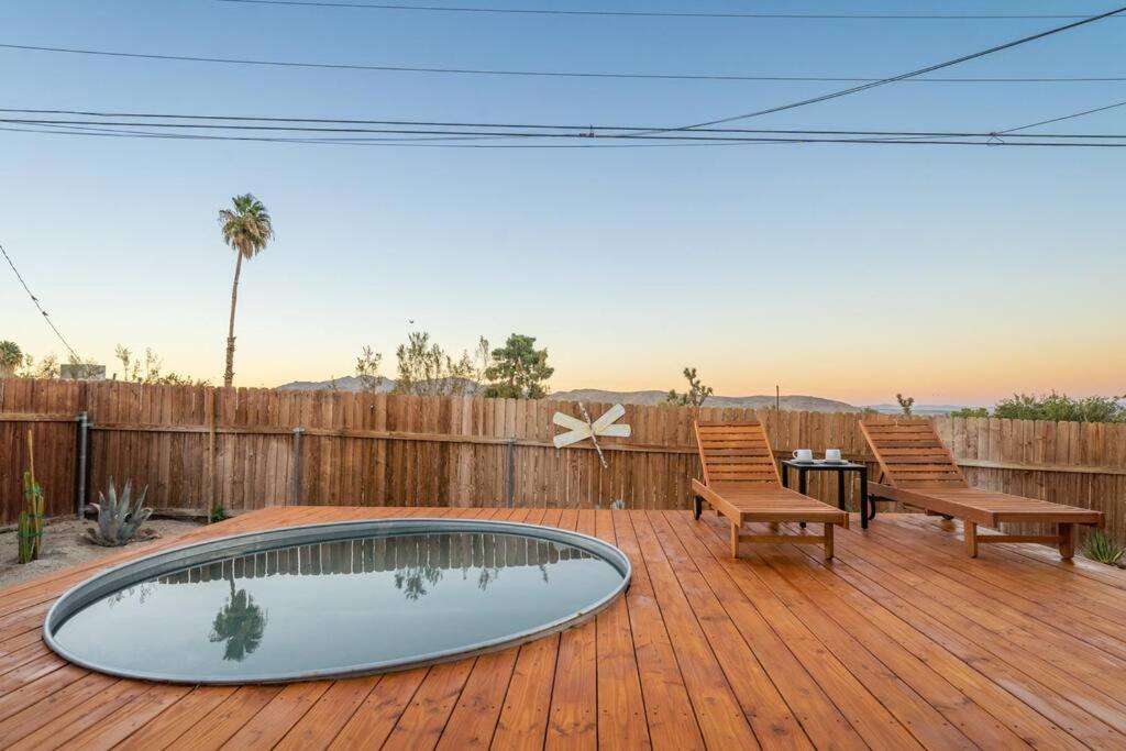 Villa Palm Vista Retreat *Hot Tub/Cowboy Pool/Hammocks* Joshua Tree Exterior foto